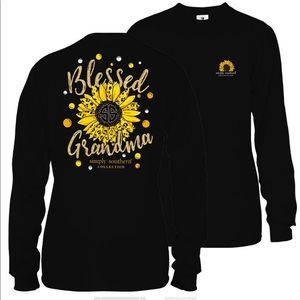 Eoailr Long Sleeve Shirts for Women Women/'s Tunic Blouse Round-Neck Sunflower Printed Oversized Tee Tops Casual T-Shirt